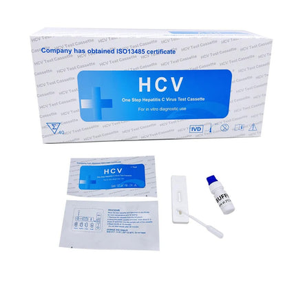 HCV Hepatitis C Virus Rapid Test Cassette Kit In Vitro Diagnostic Testing For Clinical Home Preliminary Screening