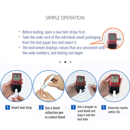 URIT H12 Hemoglobin Hb Analyser Anemia Measurement Tester