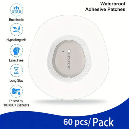 120pcs Dexcom G7 Sensor Patches Waterproof Medical Adhesive Patches for CGMs
