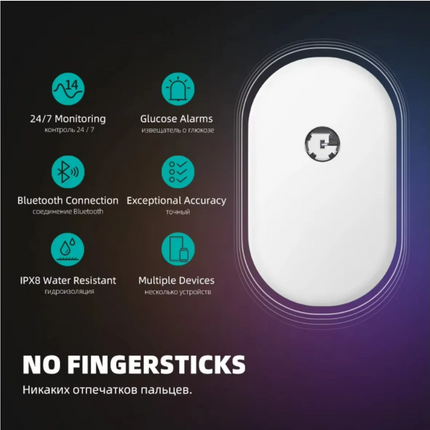 Sibionics Dynamic Glucose meter 24h Real-time No finger pick Glucose monitoring Glucose Sensor CGMS Monitoring Android APP