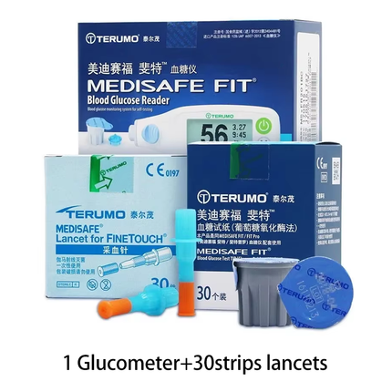Terumo Medisafe Fit blood glucose meter Reader FIT Japan Glucometer Accurate Blood Sugar Self Testing MS FCO30B Diabetes Supplie