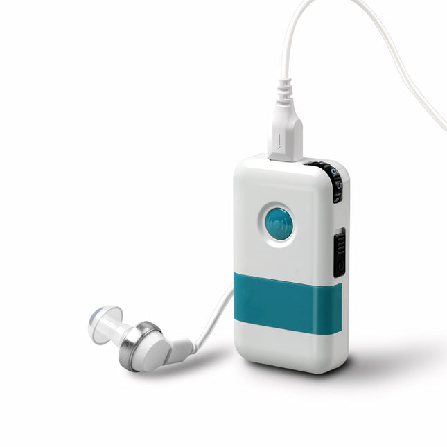 Rechargeable Hearing Aids for Seniors Deaf Powerful Deafness Headphones DHP Pocket Talker Hearing Amplifier