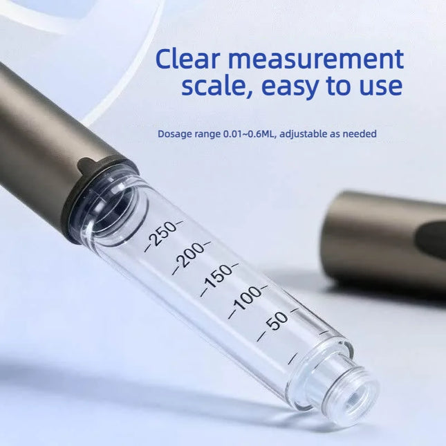 Reusable Insulin Pen 1-60 Units Bidirectional Dose Adjustable Portable Injection Pen Fit 3ml Cassette Cartridge for Diabetes Care