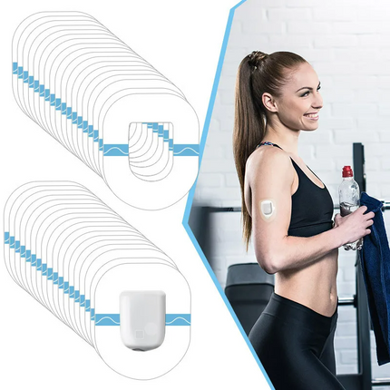 Waterproof Fixed Sticker Omnipod Patch Protection Sticker for Diabetes Transparent/ Skin Color Insulin pump adhesive patches