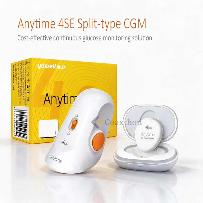 Split-type CGM Anytime 4-SE CGM Continuous Glucose Monitoring System Diabetes Care Blood Glucose Sensor Daily Blood Tracking