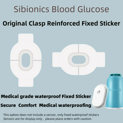 10/50pcs Medical Original Waterproof Adhesive Fixed Sticker for Sibionics Sensor GS1 Cover patch CGMs Accessories Over Patches