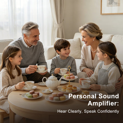 Multi-Channel Rechargeable Bone Conduction Hearing Aids Headset Noise Reduction Open-Ear Hearing Bluetooth Headphones for deaf