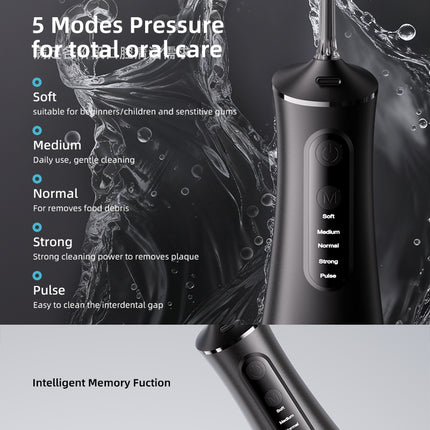 Electric Flosser Machine Oral Irrigator 350ml Waterproof Dental Water Flosser Teeth Clean Whitening Jet Floss irrigator nozzles