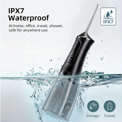 Electric Flosser Machine Oral Irrigator 350ml Waterproof Dental Water Flosser Teeth Clean Whitening Jet Floss irrigator nozzles