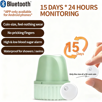 Aidex x Sensor 15 days Continuous Dynamic Glucose Monitoring System Aidex Glucose Meter No finger pricking Diabetes Sugar Monitor Glucose Tester