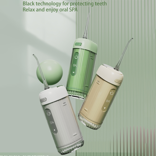 Electric 4 Modes Portable Water Flosser for Travel 200mL Braces Cleaner Compact Cordless Oral Irrigator dental spa water jet