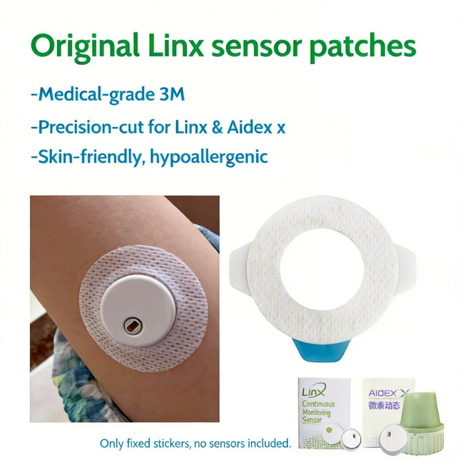 CGM Sensor Patches for Aidex X, iCan, Anytime 5P Linx Sensor Patches