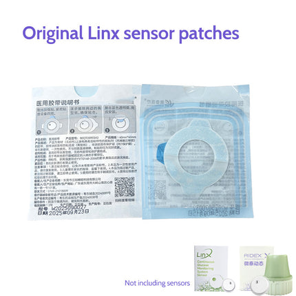 Linx Sensor Cover Patch Medical Adhesive Tape Fix CGM System Stickers Aidex X Linx Ican Patches Collision Prevention Accessories