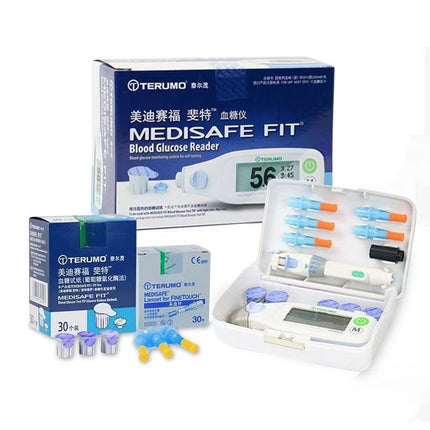 Terumo Medisafe Fit blood glucose meter Reader FIT Japan Glucometer Accurate Blood Sugar Self Testing MS FCO30B Diabetes Supplie