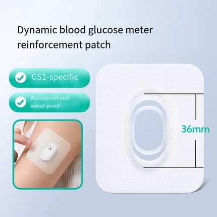 Medical Grade GS1 Sensor Patch Fixed Sticker CGMs Sensor Reinforced Adhesive Tape Dynamic Blood Glucose Sensor Protector Casing