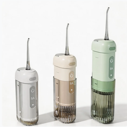 Electric 4 Modes Portable Water Flosser for Travel 200mL Braces Cleaner Compact Cordless Oral Irrigator dental spa water jet