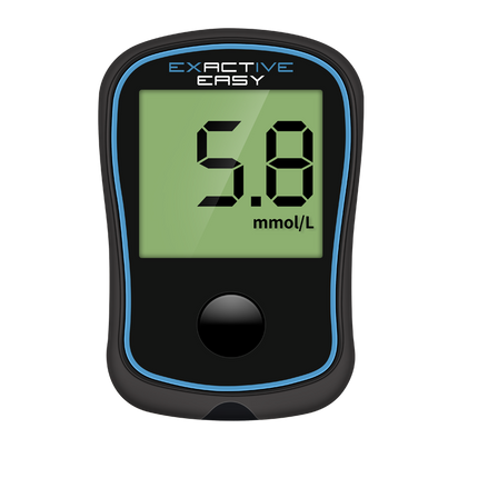 Exactive Easy Blood Glucose Test Strips Lancets Diabetic Self Blood Suger monitoring at home Fingerstick glucose test BG test