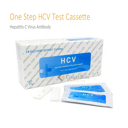 HCV Hepatitis C Virus Rapid Test Cassette Kit In Vitro Diagnostic Testing For Clinical Home Preliminary Screening