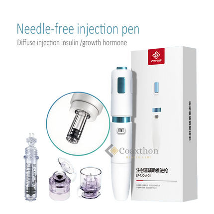 Needle-Free Insulin Injector Pen Painless Diffuse Drug Delivery Diabetes Compatible Novo Nordisk Lilly Insulin Beauty Injections